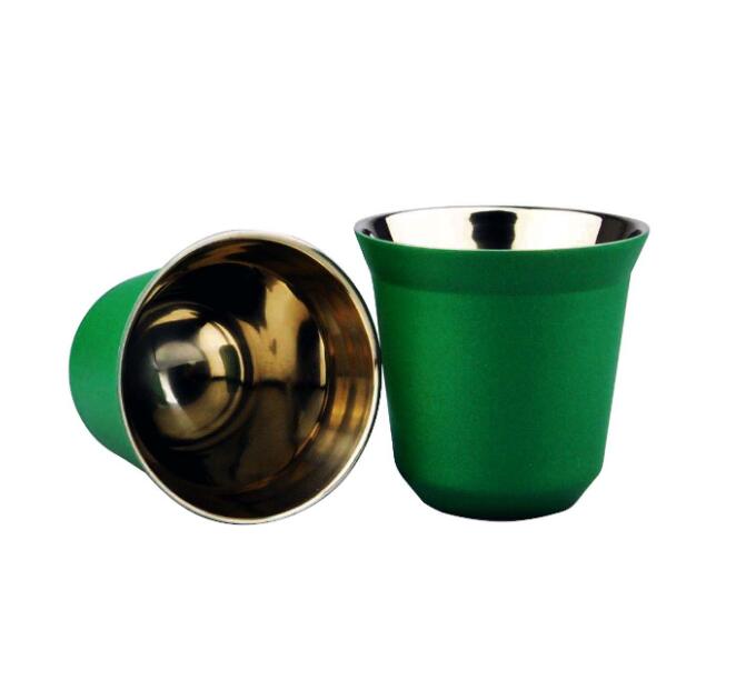 Double Wall Stainless Steel Espresso Cup