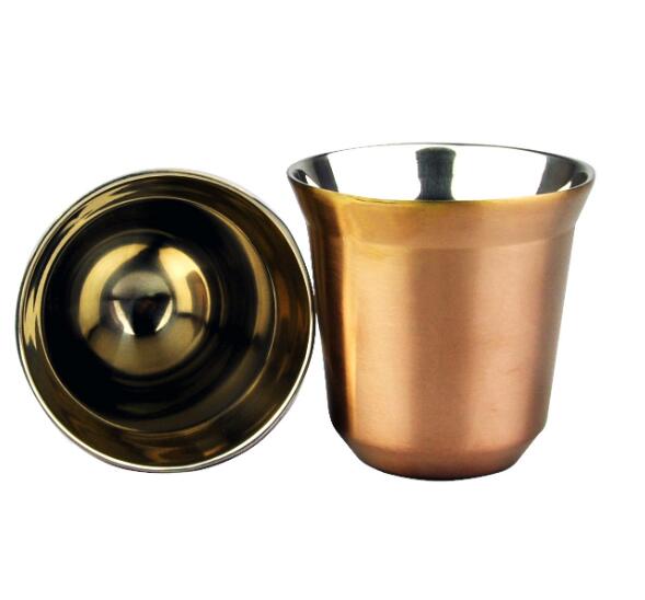Double Wall Stainless Steel Espresso Cup