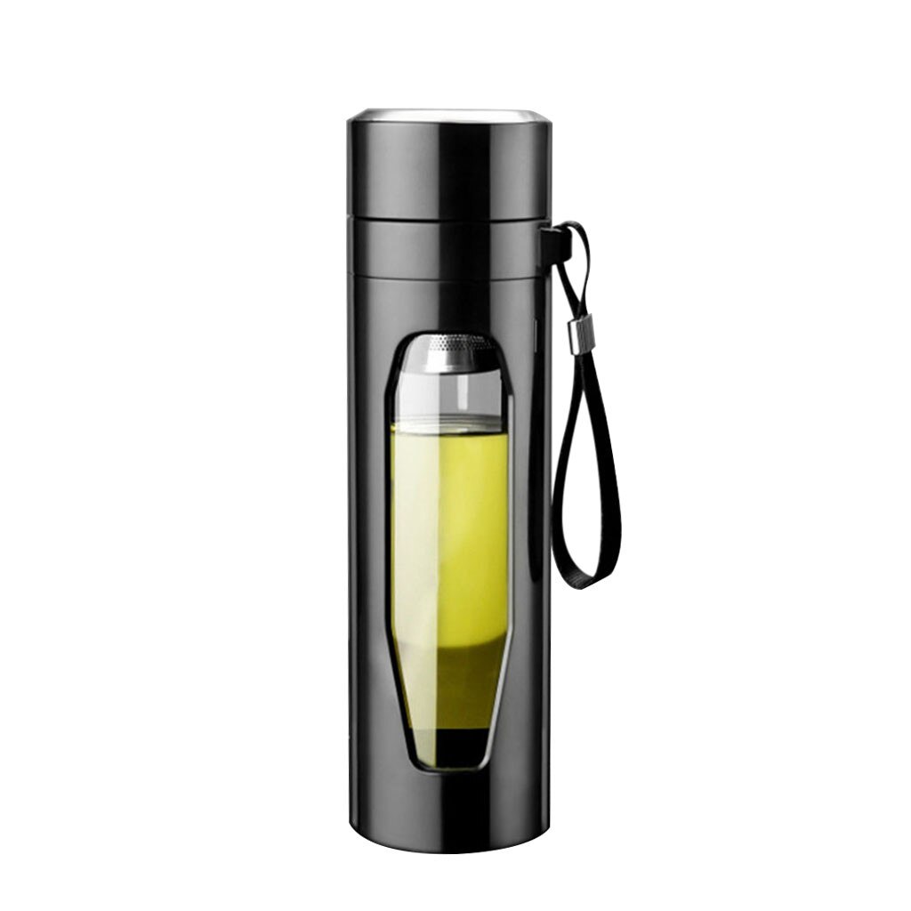 Glass Water Bottle with Tea Infuser