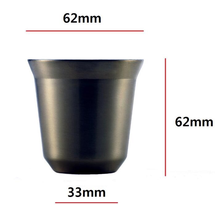 Double Wall Stainless Steel Espresso Cup