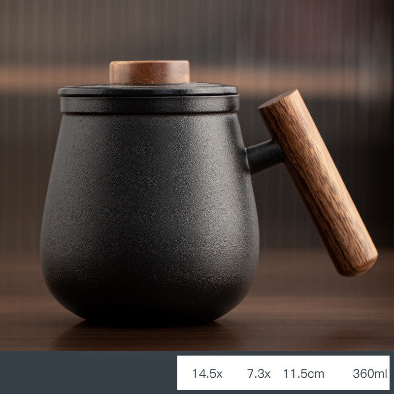 Bluestone Mug with Strainer and Lid