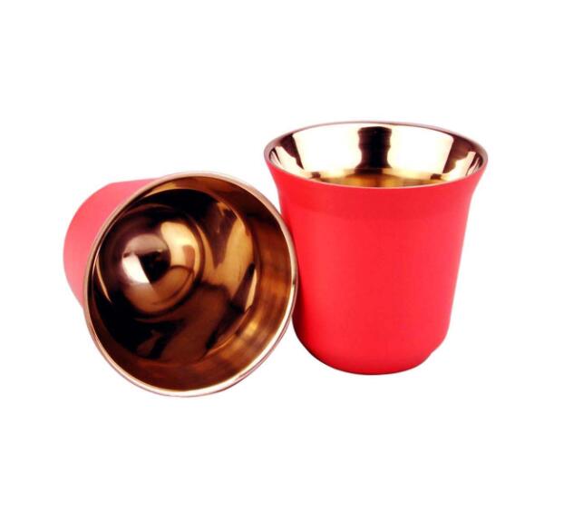 Double Wall Stainless Steel Espresso Cup