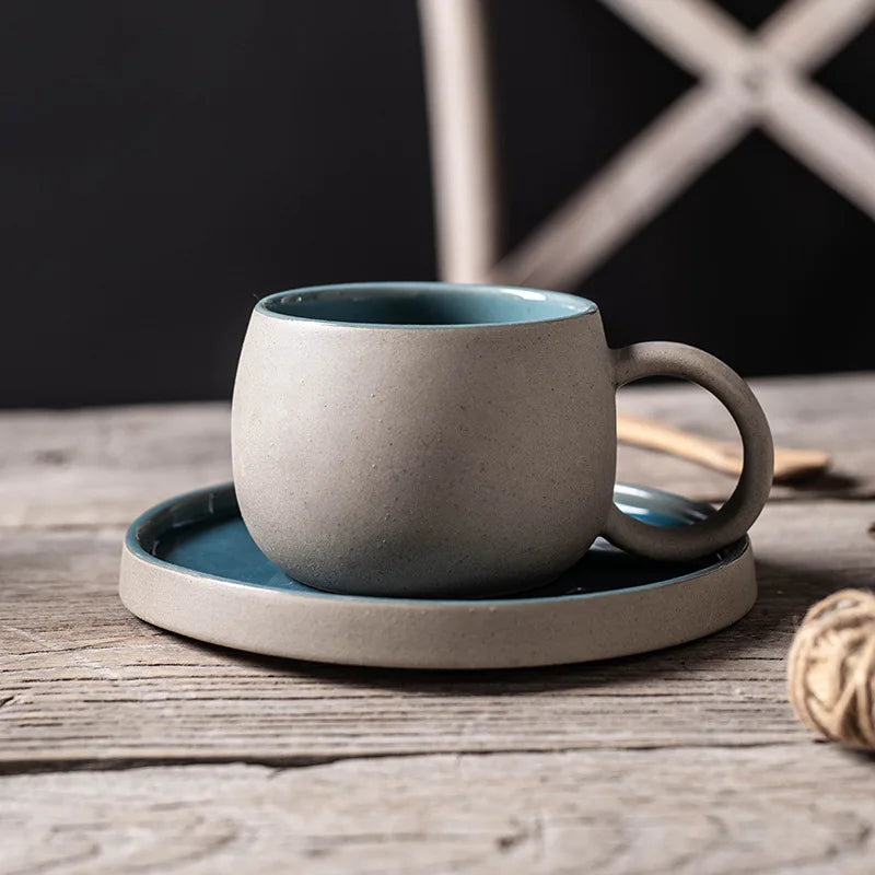 Japanese Retro Style Ceramic Mug Set