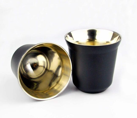 Double Wall Stainless Steel Espresso Cup