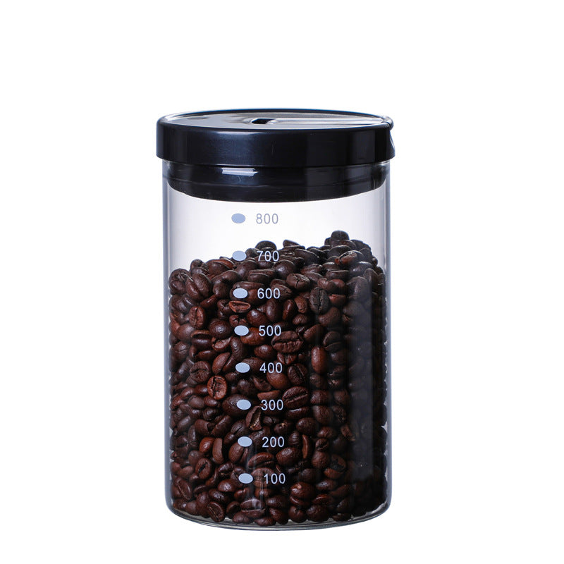 Glass Coffee and Tea Airtight Jar