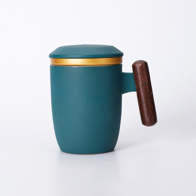 Ceramic Mug With Strainer