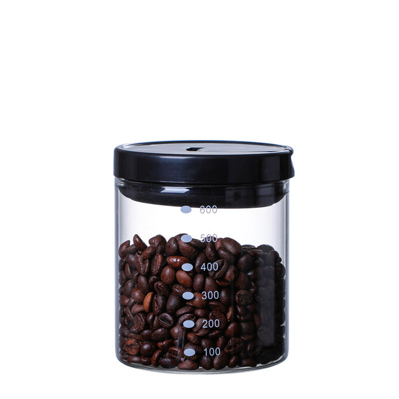 Glass Coffee and Tea Airtight Jar