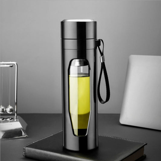 Glass Water Bottle with Tea Infuser