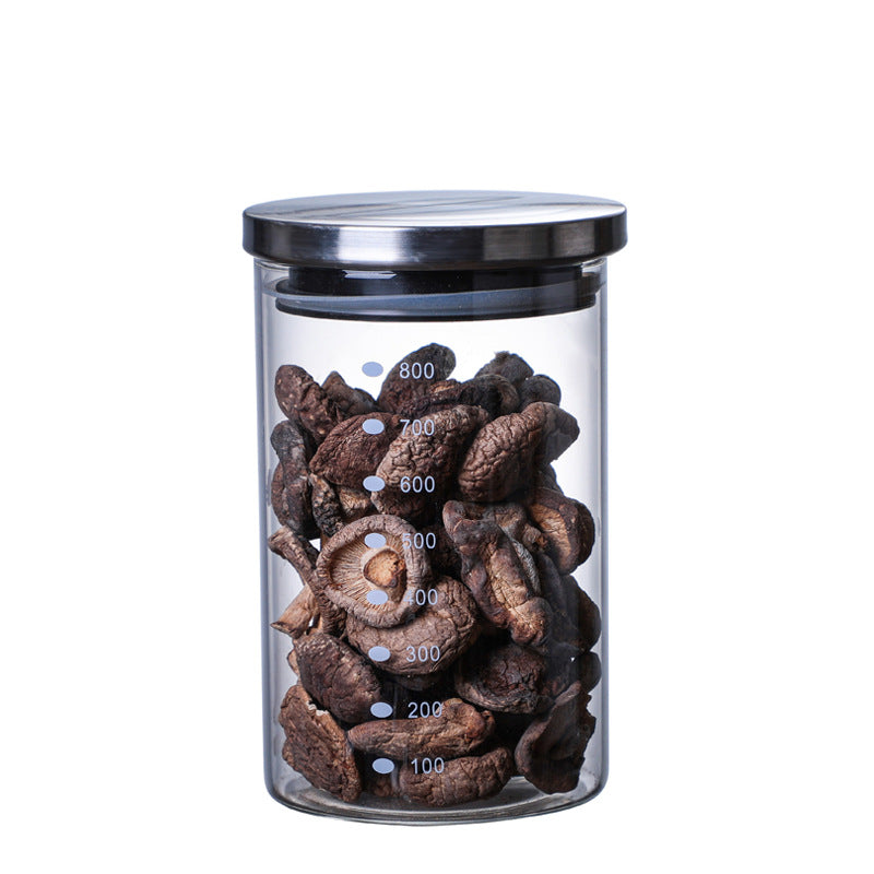 Glass Coffee and Tea Airtight Jar