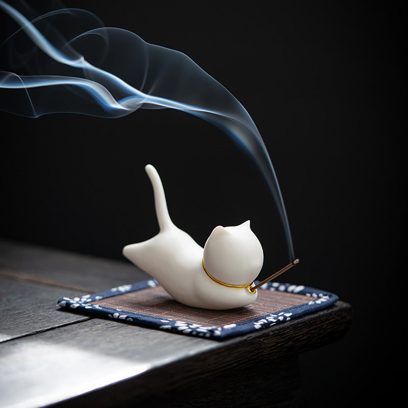 Ceramic Tea Incense Holder