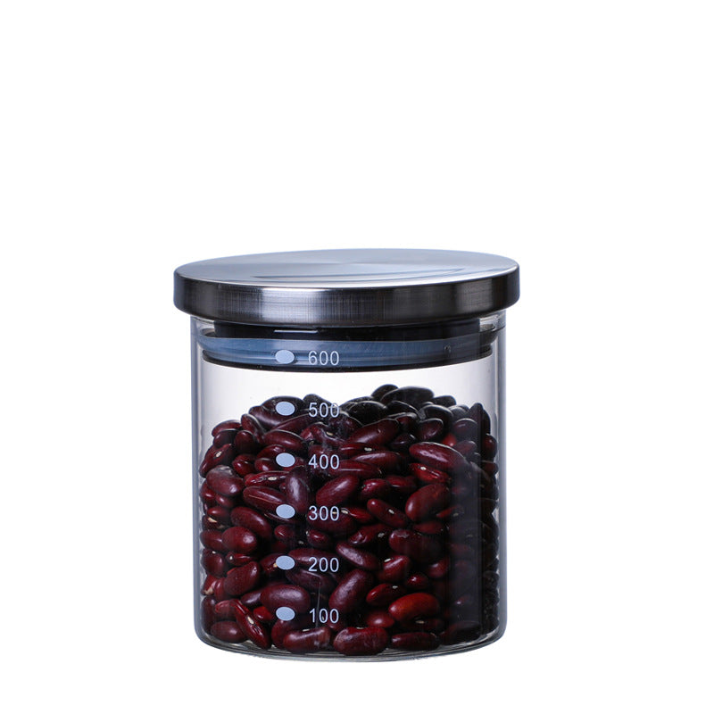 Glass Coffee and Tea Airtight Jar