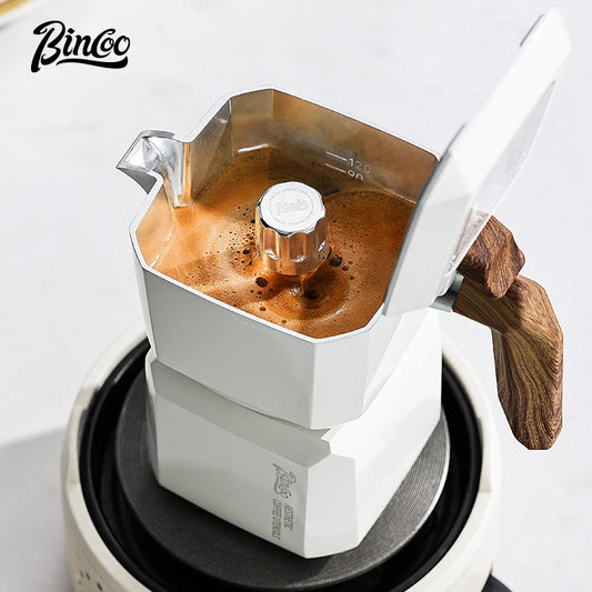 Cube Double Valve Moka Pot