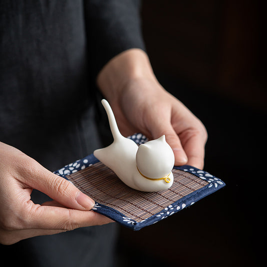 Ceramic Tea Incense Holder